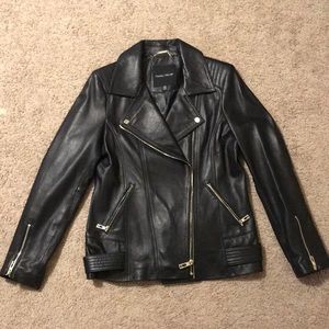 NWOT Ivanka Trump 100% Genuine Leather Moto Jacket